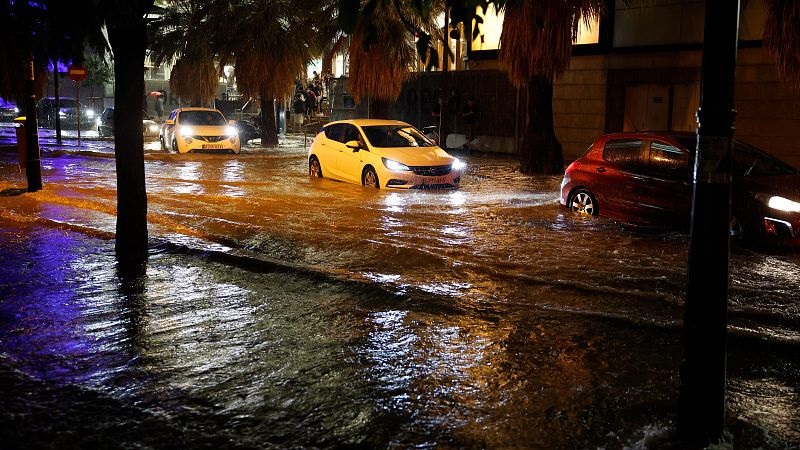 Aviso rojo por lluvias en Valencia y Castellón